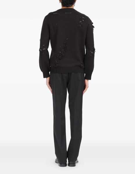 Pulovere MM6 Maison Margiela Wool Sweater BLACK Barbati (BM 18526009) 5