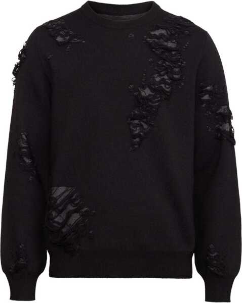 Pulovere MM6 Maison Margiela Wool Sweater BLACK Barbati (BM 18526009) 1
