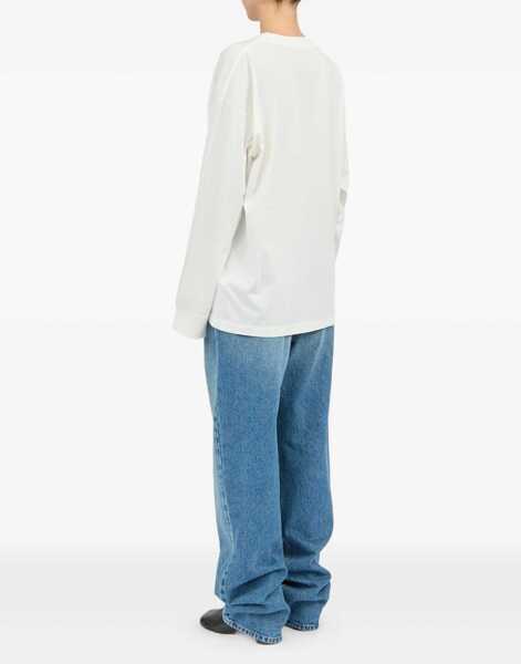 Tricouri MM6 Maison Margiela Long-Sleeved T-Shirt WHITE Barbati (BM 18526012) 5