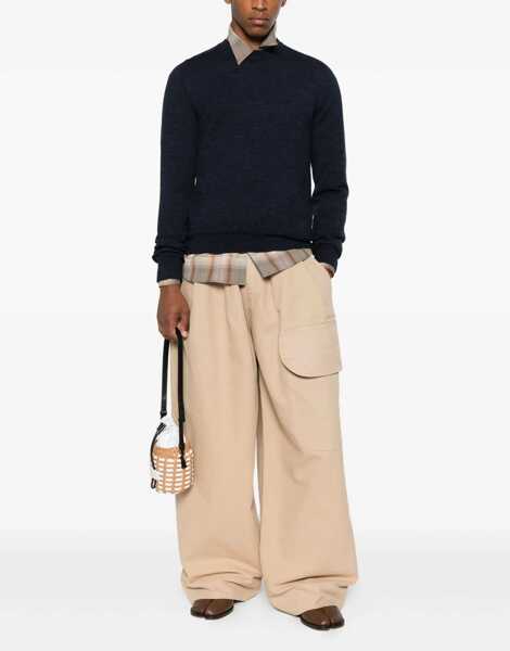 Bluze de trening Maison Margiela Wool Jersey. BLUE Barbati (BM 18526015) 2