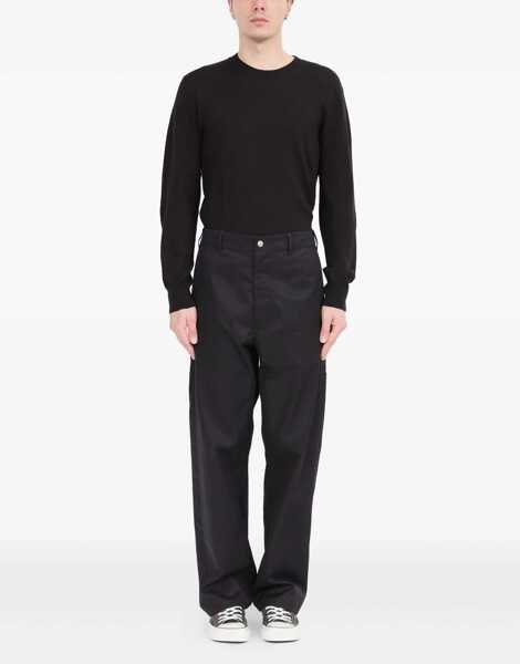 Pantaloni casual MM6 Maison Margiela Cotton Pants BLACK Barbati (BM 18526078) 2