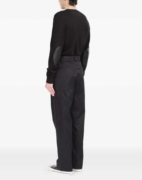 Pantaloni casual MM6 Maison Margiela Cotton Pants BLACK Barbati (BM 18526078) 5