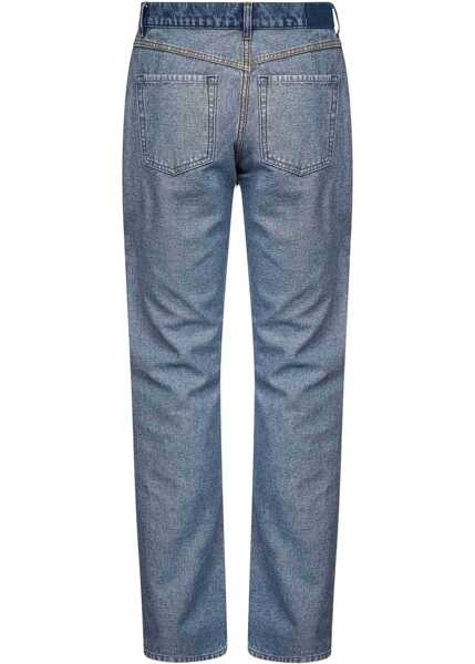 Blugi drepti MM6 Maison Margiela Straight Leg Jeans BLUE Barbati (BM 18526105) 2