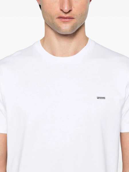 Tricouri DSQUARED2 Logoed T-Shirt WHITE Barbati (BM 18526294) 4