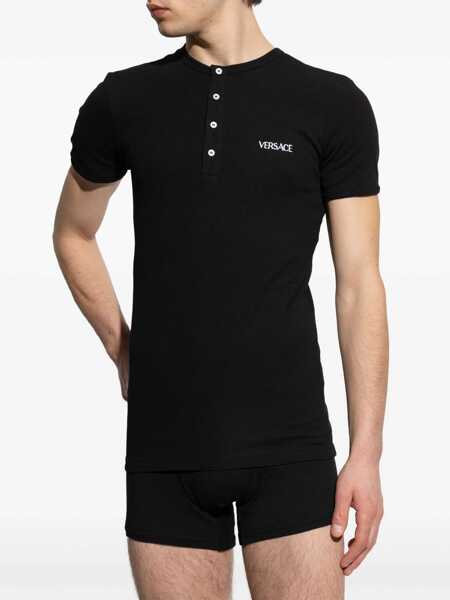 Sorturi de baie Versace Versace Swimwear Black Barbati (BM 18526812) 2