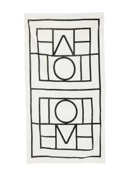 Accesorii de plaja TOTME TOTEME Monogram Beach Towel Beige Femei (BM 18526998) 3