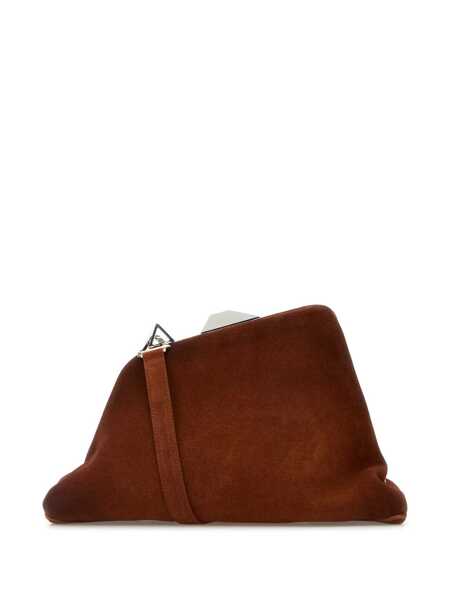 Genti mini THE ATTICO The Attico Clutch Brown Femei (BM 18527160) 2