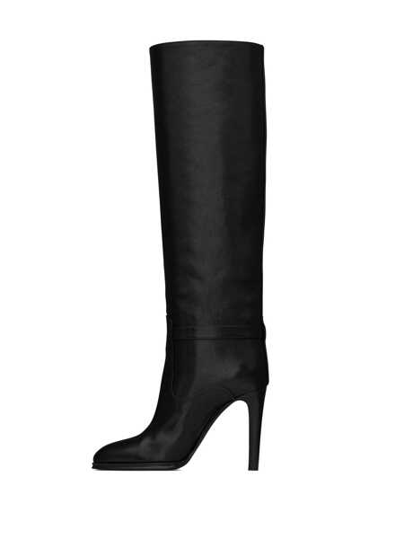 Pantofi cu toc Saint Laurent Saint Laurent Diane Boots Black Femei (BM 18527196) 5