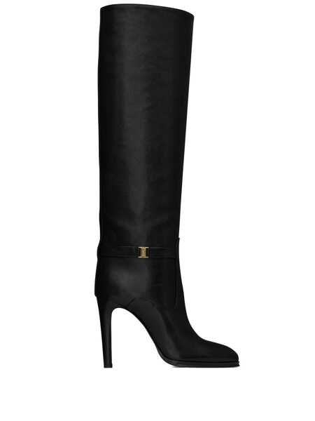 Pantofi cu toc Saint Laurent Saint Laurent Diane Boots Black Femei (BM 18527196) 1