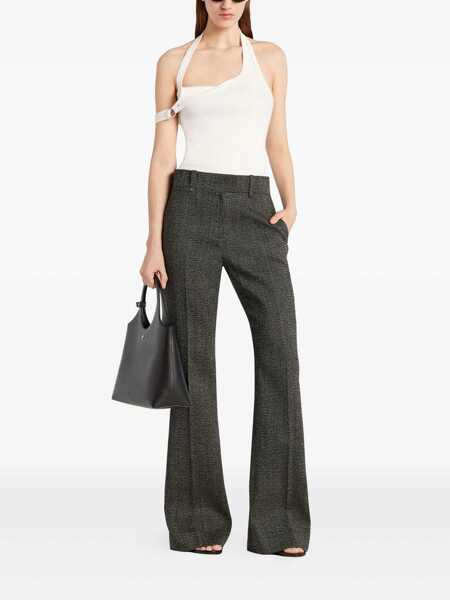 Topuri COURRGES Courrges 90S Buckle Tank Top WHITE Femei (BM 18527334) 2