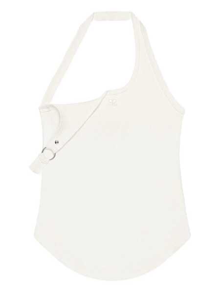 Topuri COURRGES Courrges 90S Buckle Tank Top WHITE Femei (BM 18527334) 1