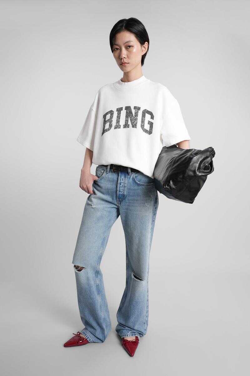 Pulovere ANINE BING Anine Bing Jay Sweatshirt WHITE Femei (BM 18527394) 2