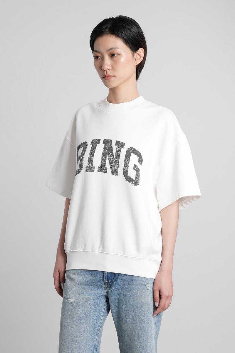 Pulovere ANINE BING Anine Bing Jay Sweatshirt WHITE Femei (BM 18527394) 4