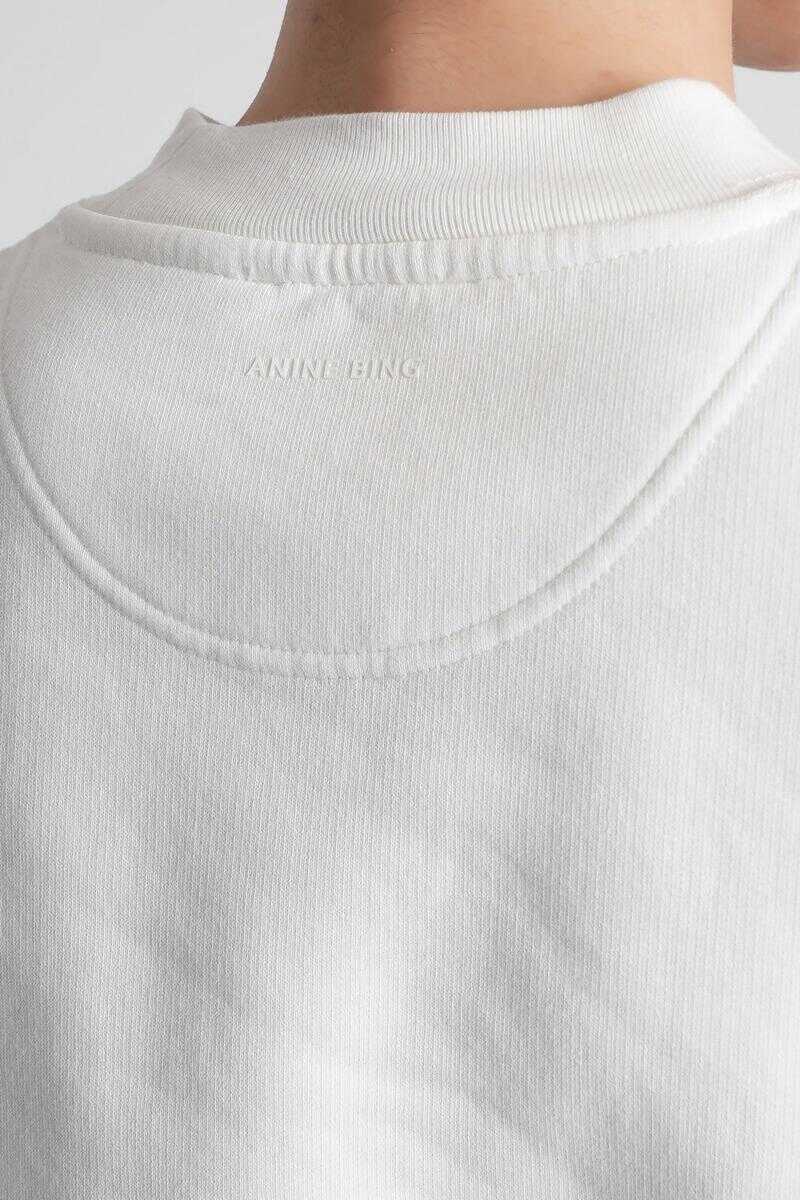 Pulovere ANINE BING Anine Bing Jay Sweatshirt WHITE Femei (BM 18527394) 5