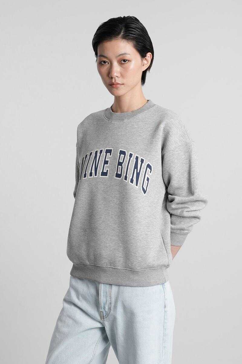 Pulovere ANINE BING Anine Bing Spencer Sweatshirt GREY Femei (BM 18527454) 4