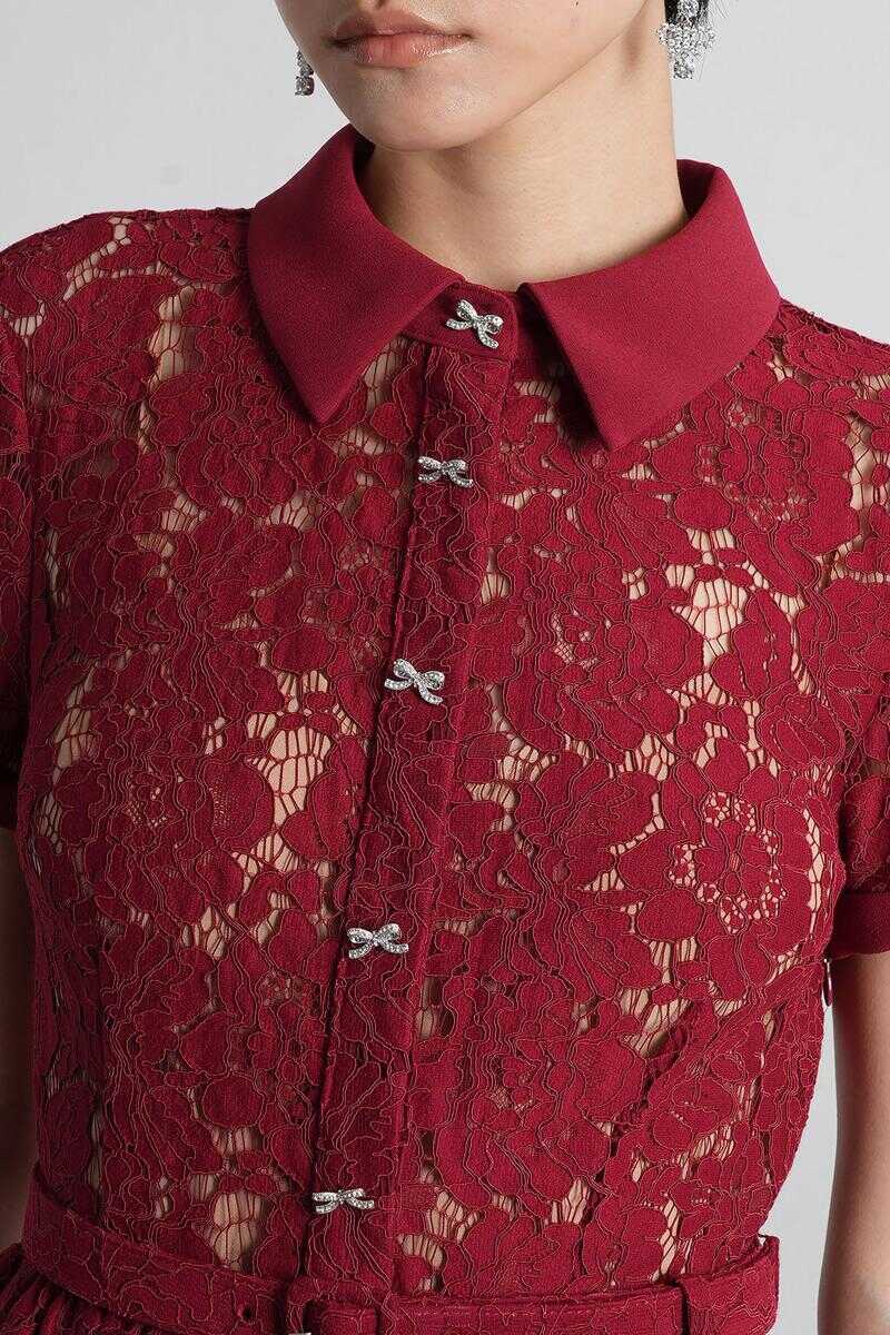 Rochii Self-Portrait Self-Portrait Long Dress Red Femei (BM 18527457) 5