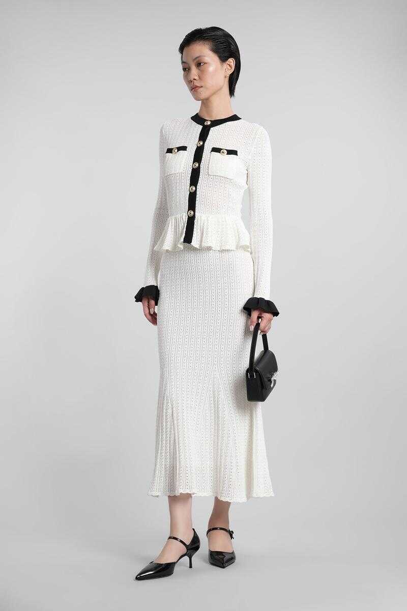 Rochii Self-Portrait Self-Portrait Long Dress WHITE Femei (BM 18527466) 2