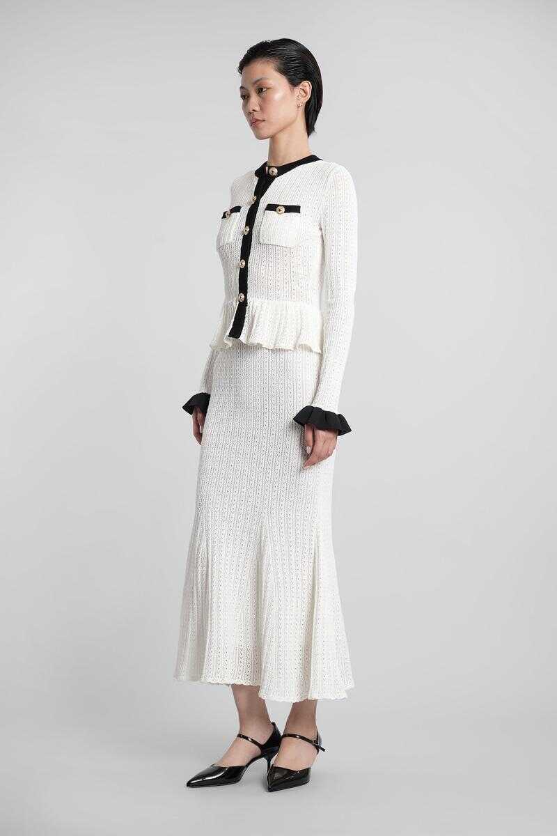 Rochii Self-Portrait Self-Portrait Long Dress WHITE Femei (BM 18527466) 4