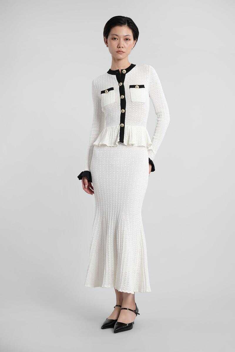 Rochii Self-Portrait Self-Portrait Long Dress WHITE Femei (BM 18527466) 1