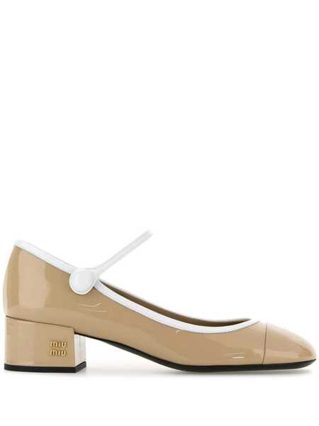 Pantofi cu toc Miu Miu Miu Miu Heeled Shoes BEIGE O TAN Femei (BM 18527592) 1