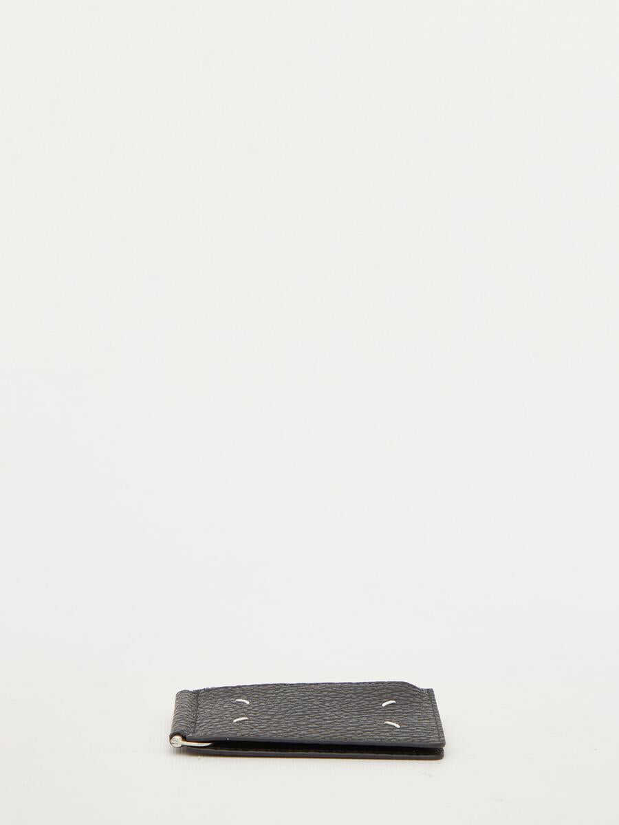 Portofele Maison Margiela Black Leather Wallet Black Barbati (BM 18527700) 3