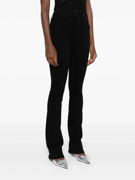 Blugi 7 For All Mankind 7 For All Mankind High-Rise Bootcut Jeans Black Femei (BM 18527835) 3