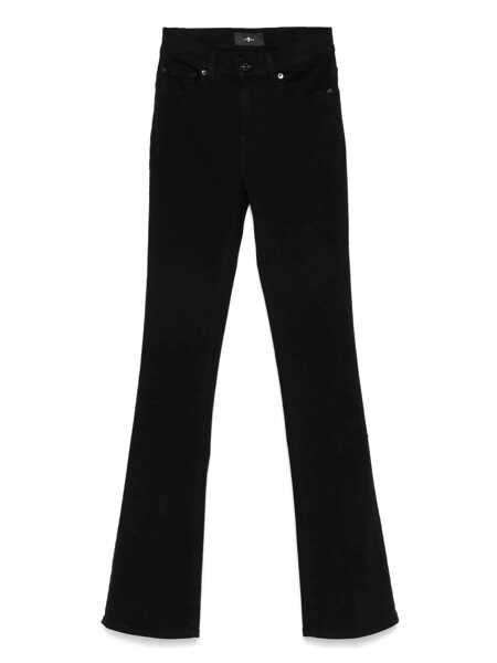 Blugi 7 For All Mankind 7 For All Mankind High-Rise Bootcut Jeans Black Femei (BM 18527835) 1