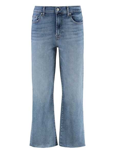 Blugi 7 For All Mankind 7 For All Mankind Alexa Cropped Jeans Navy Femei (BM 18527838) 1