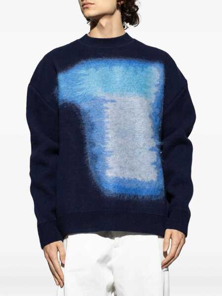 Pulovere Givenchy Givenchy Crewneck Sweater Clothing BLUE Barbati (BM 18528438) 3