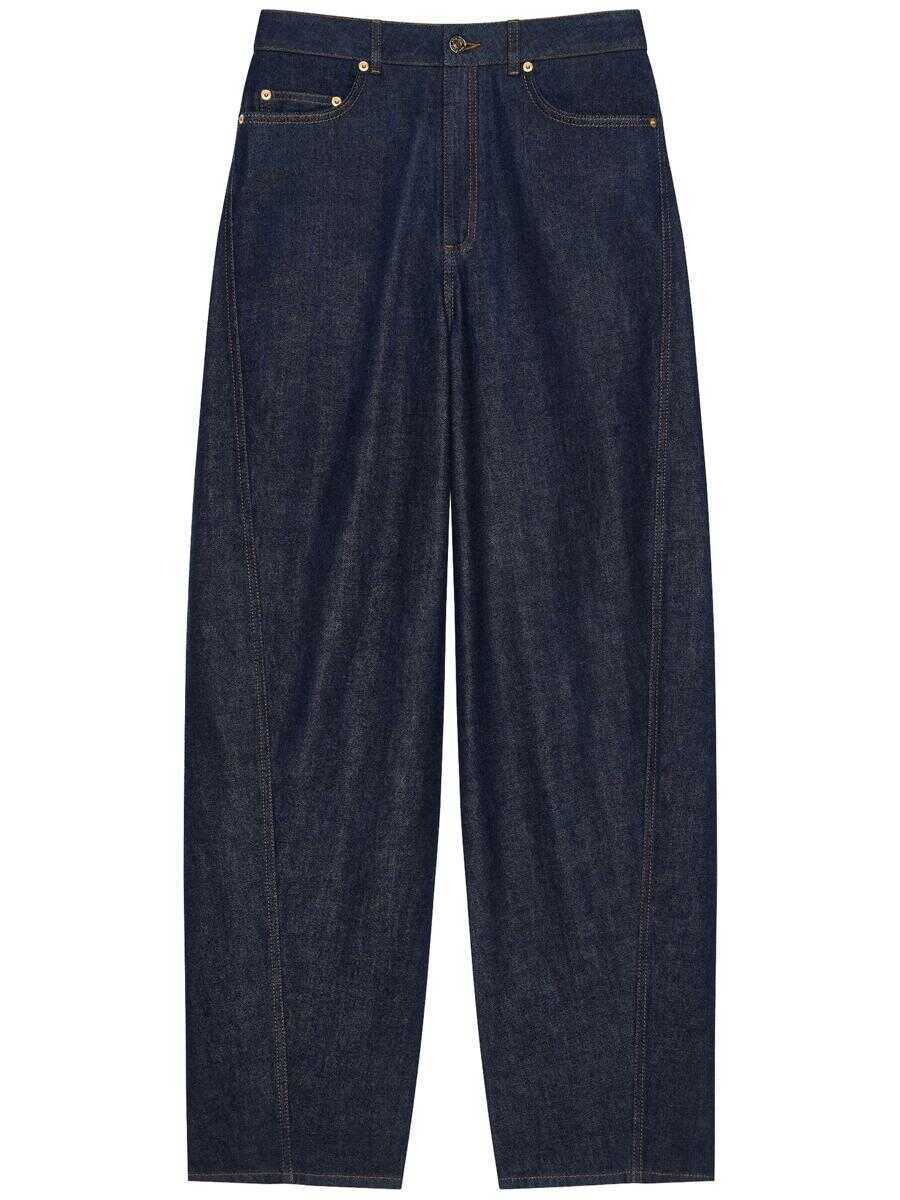 Pantaloni casual Givenchy Givenchy Cocoon Trousers Clothing BLUE Femei (BM 18528456) 1