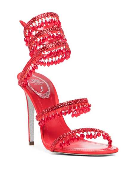 Sandale Rene Caovilla Ren Caovilla Chandelier Sandals RED Femei (BM 18528477) 2