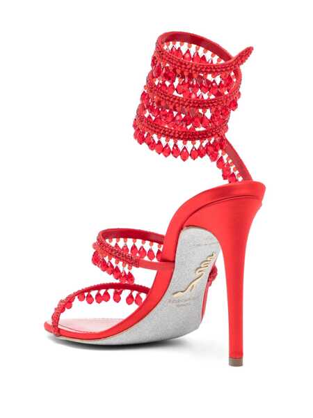 Sandale Rene Caovilla Ren Caovilla Chandelier Sandals RED Femei (BM 18528477) 3