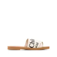 Sandale Chloé Woody Flat Sandals Femei