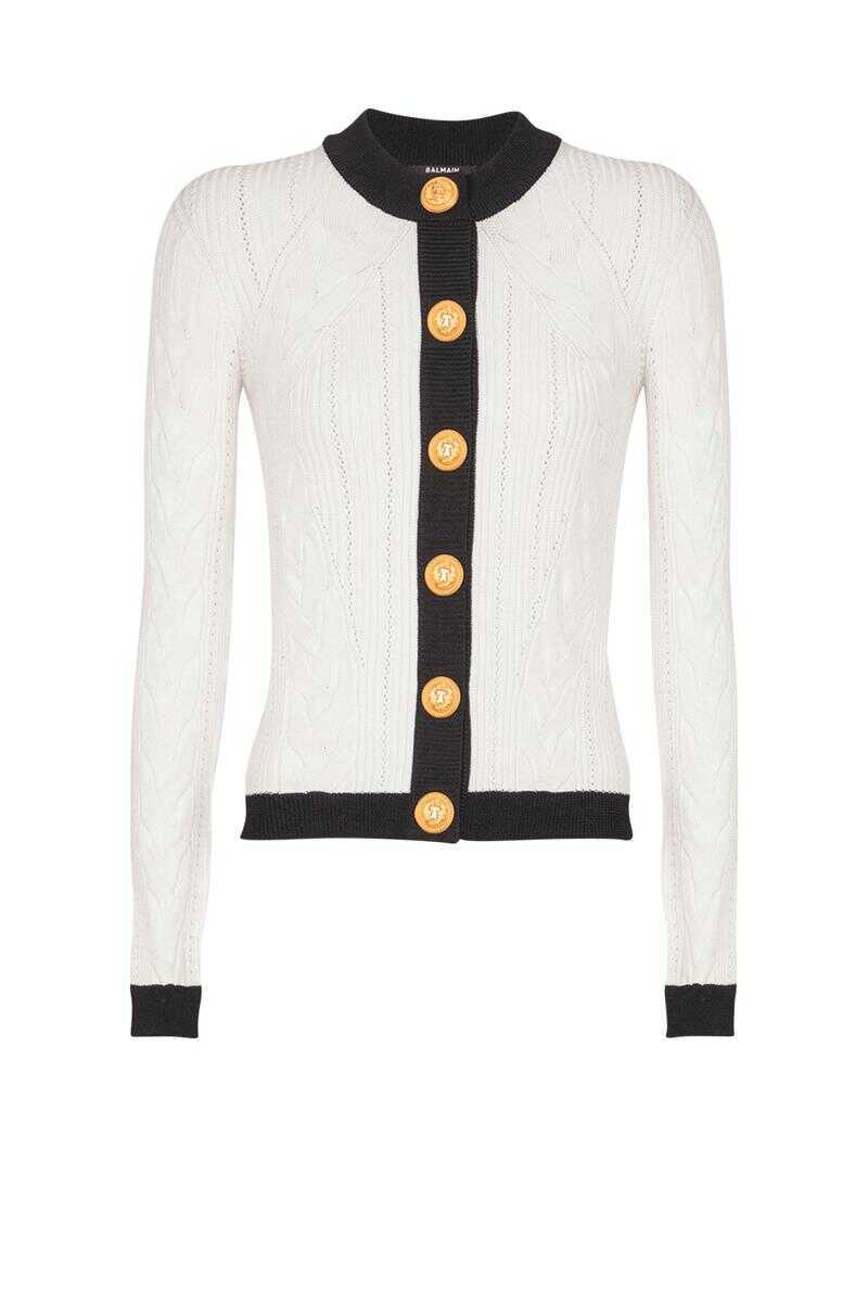 Pulovere Balmain Balmain Sweaters WHITE Femei (BM 18528861) 1