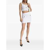 Fuste Balmain Tweed Mini Skirt Femei