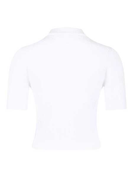 Cardigane Balmain Balmain Crewneck Cardigan WHITE Femei (BM 18528894) 2