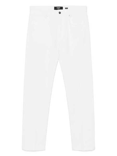 Pantaloni Fendi Fendi Pants WHITE Barbati (BM 18528945) 1