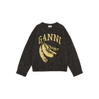 Pulovere Ganni Banana Wool Crewneck Sweater Femei