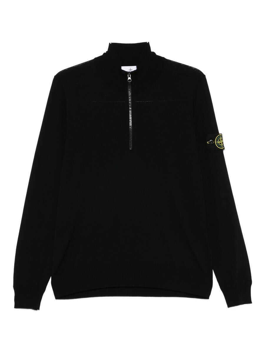 Pulovere Stone Island Stone Island Sweater Clothing V0029 BLACK Barbati (BM 18529458) 1
