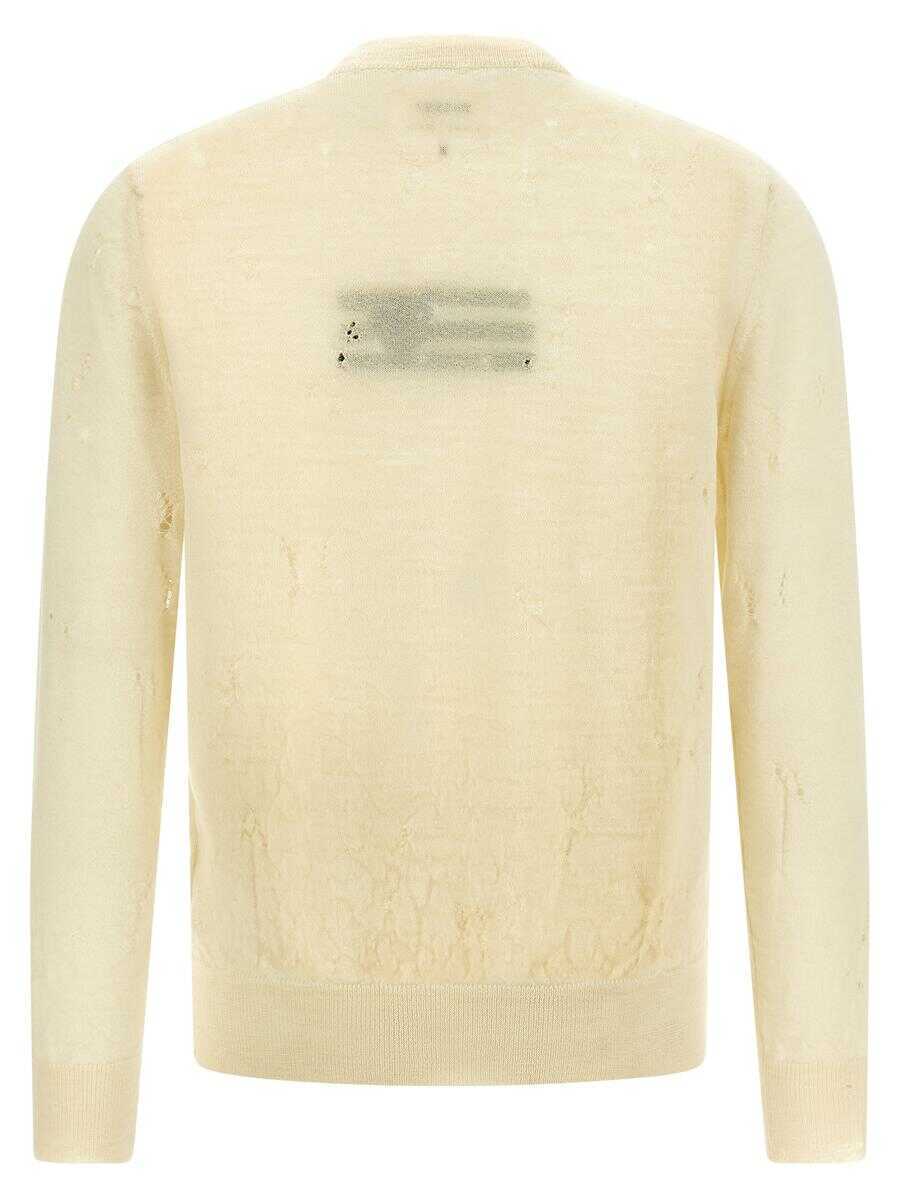 Pulovere MM6 Maison Margiela MM6 Maison Margiela Numeric Signature Mm6 Sweater Beige Barbati (BM 18530367) 2