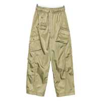 Pantaloni casual Ganni Nylon Oversize Trousers Femei