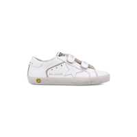 Sneakers OLD SCHOOL LEATHER UPPER TOE STAR AND HEEL WITH GLLITTER PIPING SNEAKERS Fete