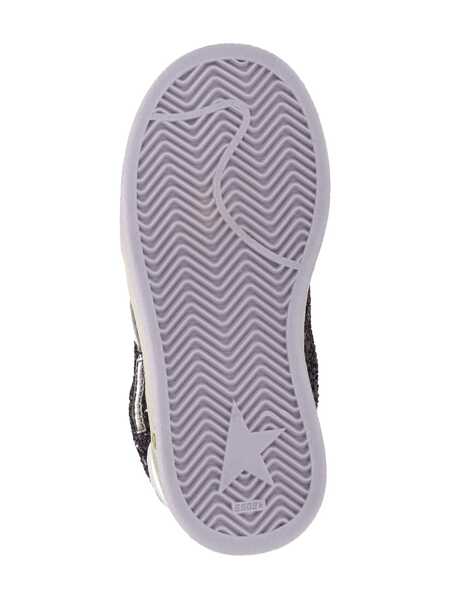 Sneakers Golden Goose BALLSTAR STRAP GLITTER UPPER LEATHER TOE STRAP STAR HEEL AND SPUR SNEAKERS Purple Fete (BM 18530841) 4