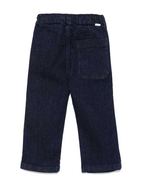 Blugi drepti Paolo Pecora BOY WAISTBAND OVER JEANS Blue Baieti (BM 18530850) 2