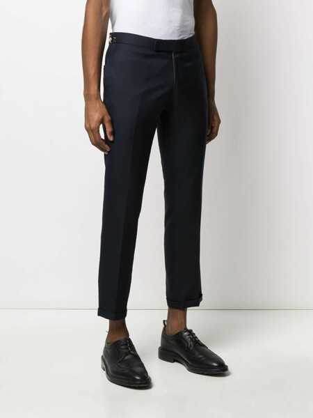 Pantaloni casual Thom Browne Wool Pants NAVY Barbati (BM 18530920) 3