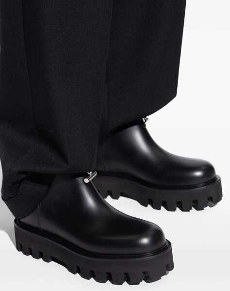 Bocanci casual Alexander McQueen Platform Ankle Boots BLACK/SILVER Femei (BM 18530926) 4