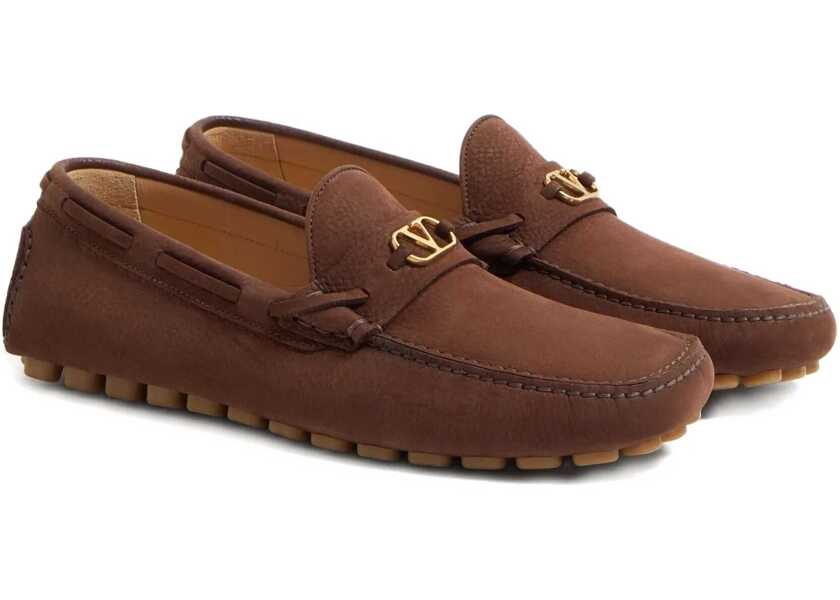 Mocasini Valentino Garavani Fastaway Driver Loafers BARK BROWN Barbati (BM 18530956) 2
