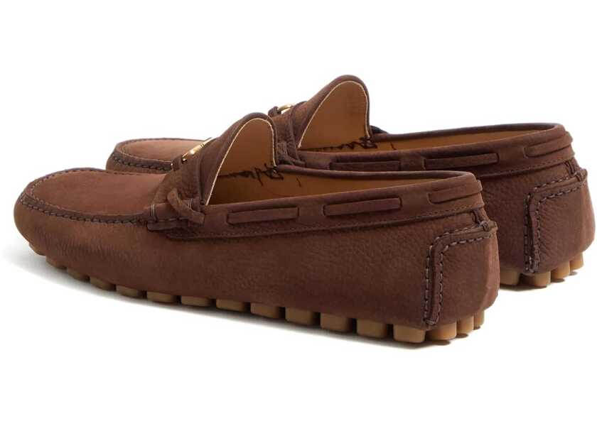 Mocasini Valentino Garavani Fastaway Driver Loafers BARK BROWN Barbati (BM 18530956) 3