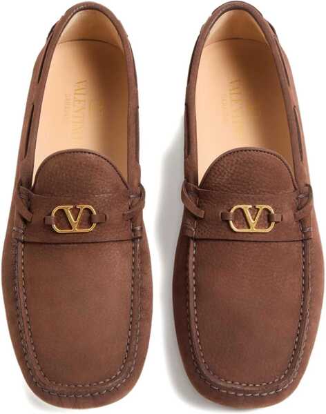Mocasini Valentino Garavani Fastaway Driver Loafers BARK BROWN Barbati (BM 18530956) 4