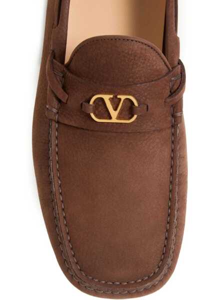 Mocasini Valentino Garavani Fastaway Driver Loafers BARK BROWN Barbati (BM 18530956) 5